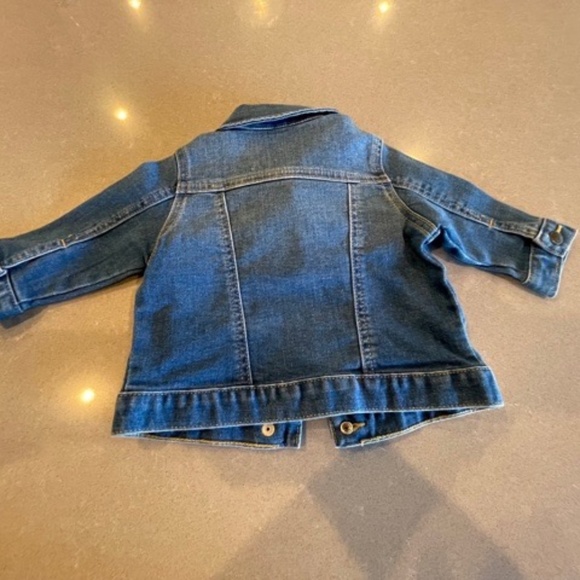 NWOT Baby Old Navy 6-12M Dark Wash Jean Jacket Denim Baby Jacket - Picture 4 of 6